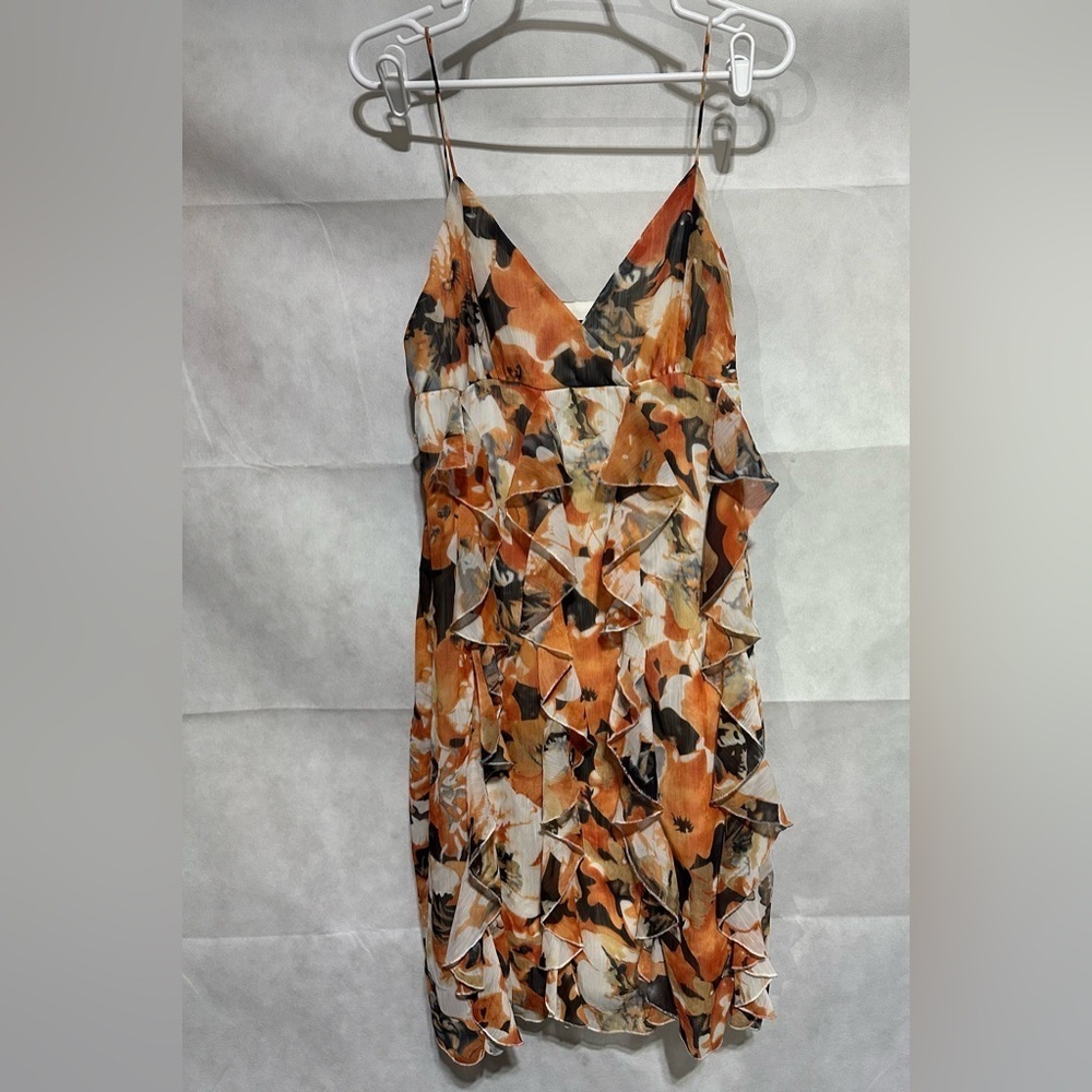 Vintage 90s Y2K Scarlett 16 Midi Dress Floral Babydoll Fairy Spaghetti Strap EUC